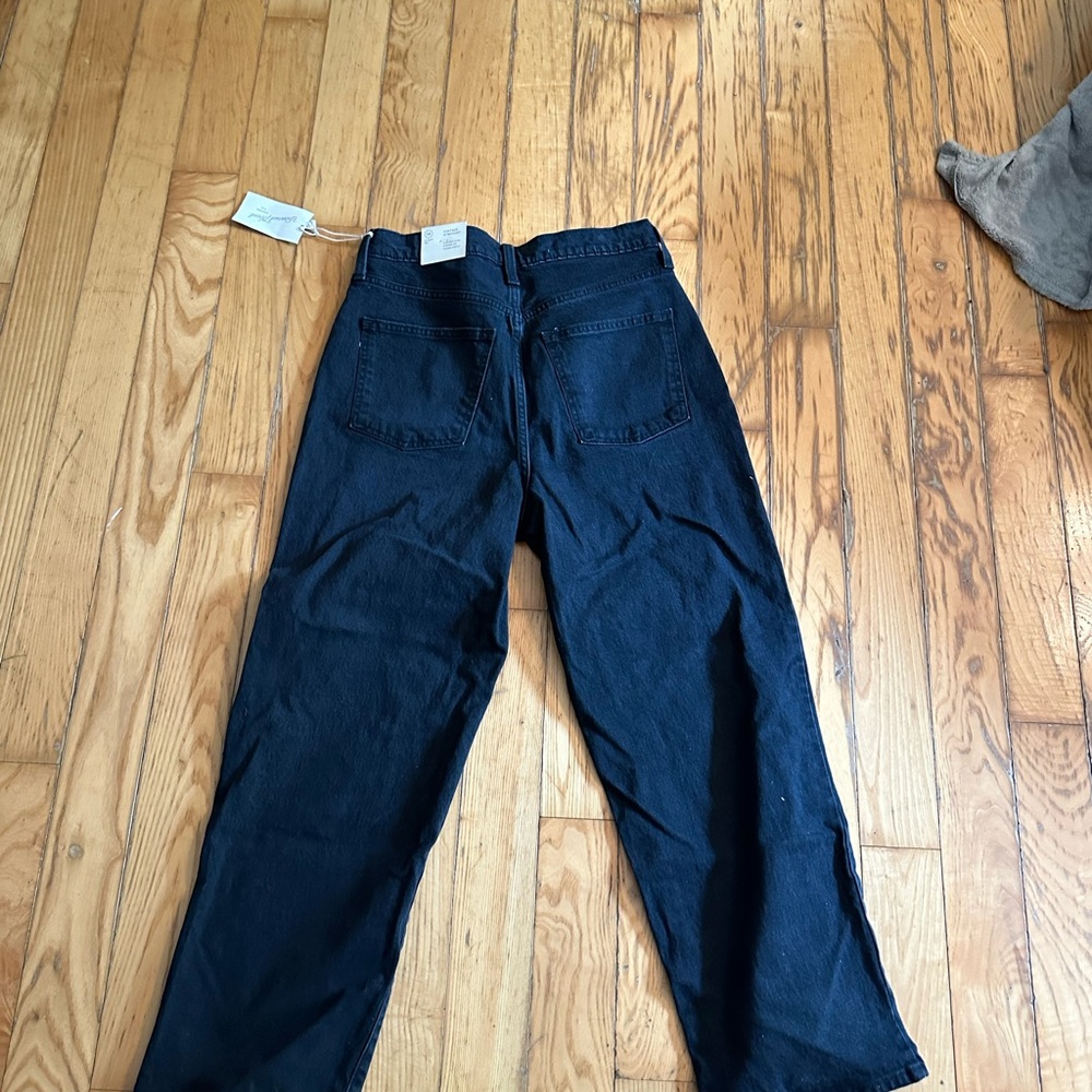 Size 1030 waist vintage straight black jeans